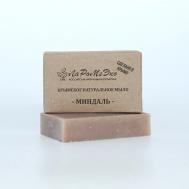 Крымское натуральное твердое мыло "МИНДАЛЬ" скрабирующее 85 ЛАРОМЕЭКО