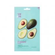 Тканевая маска для лица Pure Essence Mask Sheet Avocado 23 HOLIKA HOLIKA