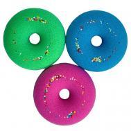 Бомбочки для ванн набор пончиков ECOBUBBLE