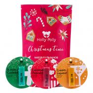 Набор новогодних бальзамов для губ CHRISTMAS TIME Holly Polly