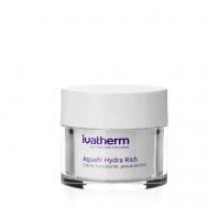 Увлажняющий крем для чувствительной, сухой и очень сухой кожи Aquafil Hydra Rich 50 IVATHERM