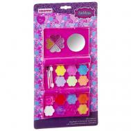 Набор декоративной косметики Eva Moda "Косметичка прямоугольная" розовая раскладная Bondibon