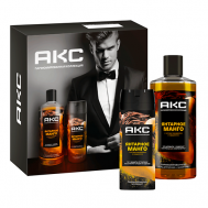 АКС Подарочный набор MEN ЯНТАРНОЕ МАНГО Дезодорант спрей + Гель для душа и шампунь AXE