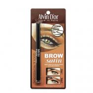 Карандаш для бровей (карандаш+пудра) Brow Satin Alvin D'or