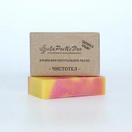 Крымское натуральное твердое мыло "ЧИСТОТЕЛ" заживляющее 85 ЛАРОМЕЭКО