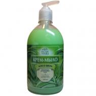Крем-мыло увлажняющее для ежедневного ухода Алоэ-вера без дозатора 500 Русские Травы