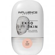 Тональная основа с высокой степенью покрытия Ekso Skin INFLUENCE BEAUTY
