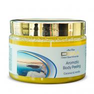 Ароматический скраб для тела с экстрактом ванили и кокоса 330 Mon Platin