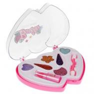 Набор косметики  для девочек Барби: Тени, Тени с блестками, Помада, аппликатор Милая Леди