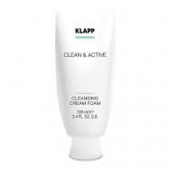 Очищающая крем-пенка CLEAN&ACTIVE Cleansing Cream Foam 100 KLAPP Cosmetics