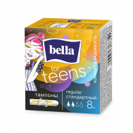 FOR TEENS Тампоны женские гигиенические regular/стандартный 8 шт. BELLA