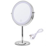 Зеркало косметическое настольное с подсветкой, x7 увеличением и диммированием - HAS1823 HASTEN