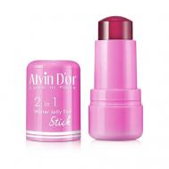 Стойкий тинт 2 в 1 для губ и щек в стике "Water jelly tint" Alvin D'or