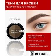 Тени для бровей PRO Brow Powder Relouis
