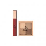 Набор: Палетка теней Mini Multi Eye Color Palette + Тинт для губ Cloud Lip Tint 3ce