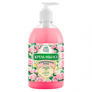 Крем-мыло жидкое, дозатор, Жемчужная роза 500 Русские Травы