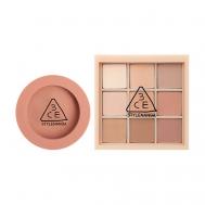 Набор: Румяна Face Blush + Тени для век Multi Eye Color Palette 3ce