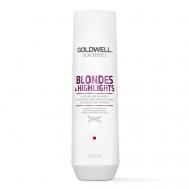 Шампунь для осветленных и мелированных волос Dualsenses Blondes & Highlights Anti-Yellow Shampoo 250 Goldwell