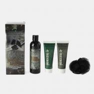 ПОДАРОЧНЫЙ НАБОР Never give up: шампунь-гель, гель для бритья, лосьон после бритья Compliment