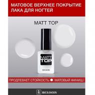 Матовое верхнее покрытие лака для ногтей "Matt Top" 12 Relouis