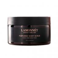 Скраб для тела парфюмированный, с маслами. Черная роза Баккара 250 LAMONNET