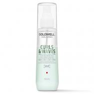 Сыворотка-спрей для вьющихся волос увлажняющая Dualsenses Curls & Waves Hydrating Serum Spray 150 Goldwell