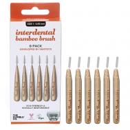 Межзубные ершики бамбуковые размер 1 цвет оранжевый THE HUMBLE CO