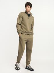 Трикотажные брюки-джоггеры с начёсом ZOLLA