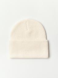 Вязаная шапка-бини с отворотом ZOLLA