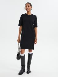 Вязаное платье-футболка мини ZOLLA