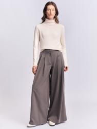 Офисные брюки палаццо с защипами ZOLLA
