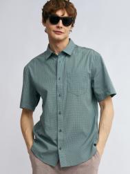 Рубашка в клетку с коротким рукавом ZOLLA