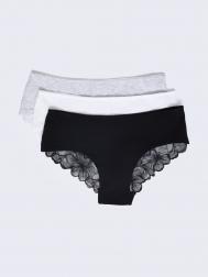 Набор трусов с кружевом (3 шт. в комплекте) ZOLLA