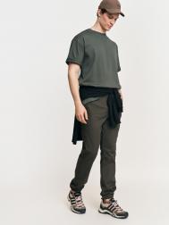 Брюки-джоггеры из хлопка на резинке ZOLLA