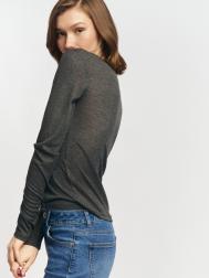 Трикотажный лонгслив из лиоцелла ZOLLA