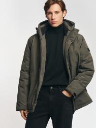 Тёплая куртка на синтепоне с капюшоном ZOLLA