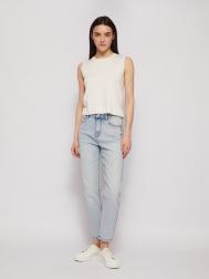 Джинсы силуэта Mom Slim с высокой посадкой ZOLLA