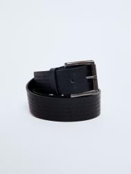 Ремень из экокожи с тиснением ZOLLA