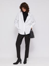 Брюки фасона Carrot с защипами ZOLLA