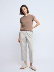 Брюки-джоггеры из хлопка на резинке ZOLLA