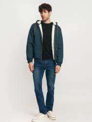 Утеплённые джинсы Slim с начёсом ZOLLA