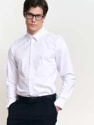 Однотонная рубашка с длинным рукавом ZOLLA