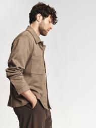 Куртка-рубашка оверсайз с карманами ZOLLA