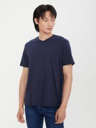 Однотонная базовая футболка из хлопка ZOLLA