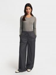 Брюки прямого фасона на резинке со стрелками ZOLLA