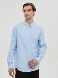 Офисная прямая рубашка с длинным рукавом ZOLLA