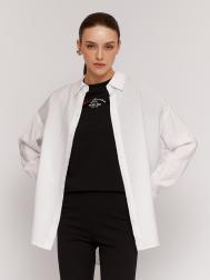 Футболка из хлопка с коротким рукавом и принтом ZOLLA