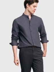 Офисная рубашка с воротником-стойкой ZOLLA