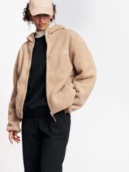 Толстовка из экомеха на молнии ZOLLA