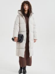 Тёплая куртка-пальто с капюшоном ZOLLA